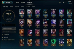 Conta G3 - 229 skins - 78 campeões - 4 ultimates - League of Legends LOL