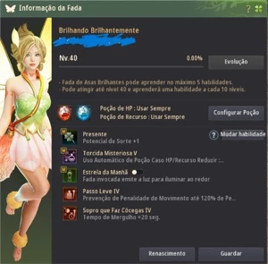 Conta BDO SA - Pot HP e MP - auto pot V - Black Desert