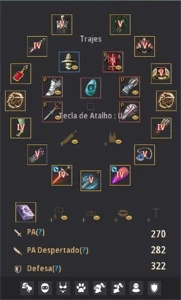 Conta BDO SA - Pot HP e MP - auto pot V - Black Desert