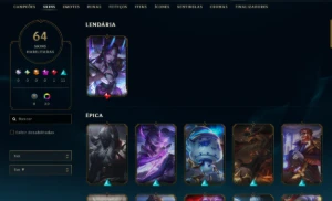 Conta Gran-master 1.841 Lp [Soloq] Mono Renekton [Streamer] - League of Legends LOL