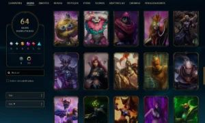 Conta Gran-master 1.841 Lp [Soloq] Mono Renekton [Streamer] - League of Legends LOL