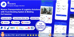 Movers : Logistics Transport Services Full Solution
