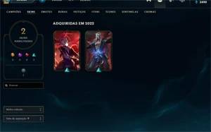 Conta Smurf Platina 2 46 pdl 61% Winrate - VoidStorm - League of Legends LOL