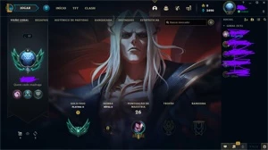Conta Smurf Platina 2 46 pdl 61% Winrate - VoidStorm - League of Legends LOL
