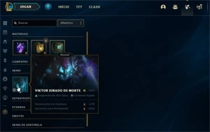 Conta Smurf Platina 2 46 pdl 61% Winrate - VoidStorm - League of Legends LOL