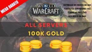 100k GOLD WOW RETAIL US - Blizzard