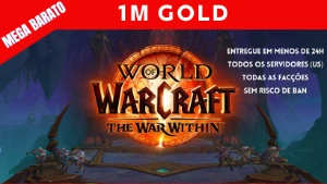 1M GOLD WOW RETAIL US ALL SERVERS - Blizzard