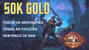 50K GOLD WOW RETAIL US ALL SERVERS - Blizzard