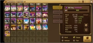 Conta Summoners com Mi Ying - Summoners War