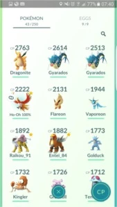 Conta Pokémon Go Lv 30 Time Azul - Ho-Oh 100% + Cães + Shiny
