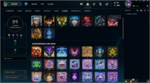 Conta League of Legends Diamante 4 63% WR LOL