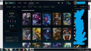 Conta League of legends D5 536 SKIN URFWICK LOL