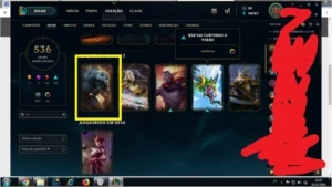 Conta League of legends D5 536 SKIN URFWICK LOL