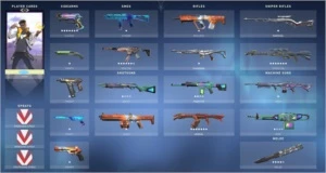 Conta valorant ouro 1 com algumas skins