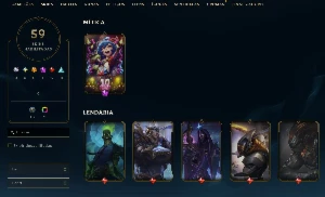 Conta League of Legends Full Acesso - 102 Champs e 59 Skins LOL