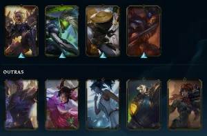 Conta League of Legends Full Acesso - 102 Champs e 59 Skins LOL