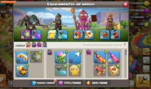 Liquidação! CV 16 Praticamente Full + Brinde - Clash of Clans