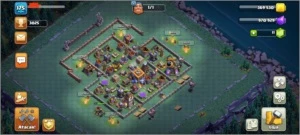 CV 12 ( 5 STARS ) SEMI - FULL, CONTA LEVEL 175,Construtorcv9 - Clash of Clans