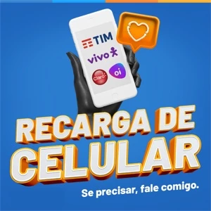 Recarga de Celular R$ 12,00 - Serviços Digitais