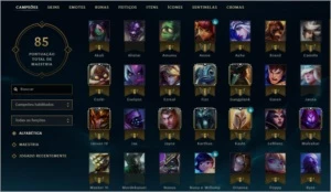 Conta Diamante 1 bom MMR (ranking lolskill) - League of Legends