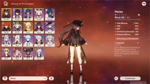 Conta Rerun ar24 (MAPA TODO ABERTO!) - Genshin Impact