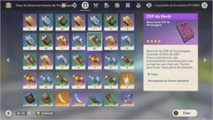 GENSHIN IMPACT AR 55 RAIDEN SHOGUN, ZHONGLI E MUITO MAIS.