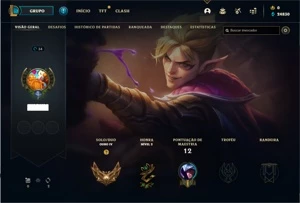 Smurf Gold 4 sem email confirmado - League of Legends LOL