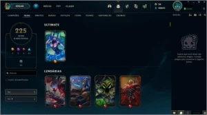 CONTA LOL GOLD 4 + 138 CHAMPS + 225 SKINS - League of Legends