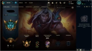 CONTA LOL GOLD 4 + 138 CHAMPS + 225 SKINS - League of Legends