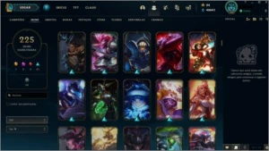 CONTA LOL GOLD 4 + 138 CHAMPS + 225 SKINS - League of Legends