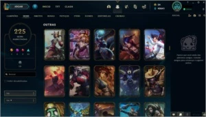 CONTA LOL GOLD 4 + 138 CHAMPS + 225 SKINS - League of Legends