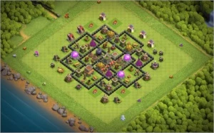 Vila CV 8 Full - Clash of Clans
