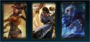 Conta league of legends 59 skins, prata 1. LOL