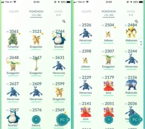 Vendo conta pokemon go lvl 30 instinct (12) + 3000 moedas - Pokémon