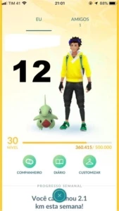 Vendo conta pokemon go lvl 30 instinct (12) + 3000 moedas - Pokémon