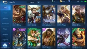 Conta lenda - Mobile Legends