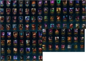 Conta League of Legends Ouro 5, 124 Skins e 105 campões LOL