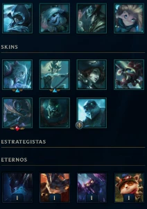 Conta Mestre Solo Duo Padrão Enjoy - League of Legends LOL