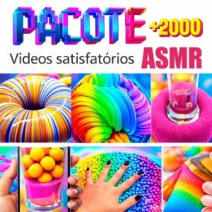 Super Pack +2000 Videos Satisfatórios Tiktok Instagram 2026