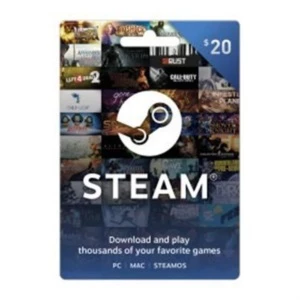 Steam gift card 20$ / R$84,05