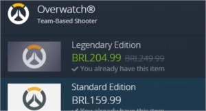 Conta Overwatch Standard Edition - Blizzard