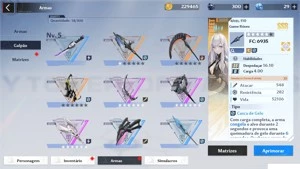 CONTA 32kFC Lv 59+ Nemesis 3* Meryl 5* Crow 2* Server: Pegas - Outros