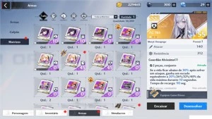 CONTA 32kFC Lv 59+ Nemesis 3* Meryl 5* Crow 2* Server: Pegas - Outros