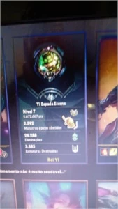 Vendo conta de league of legends LOL