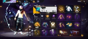 Conta Free fire com Angélicais e aura alada