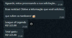 Conta de lol com quase 500 skins e 1300 reais gastos - League of Legends