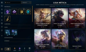 Conta de lol com quase 500 skins e 1300 reais gastos - League of Legends