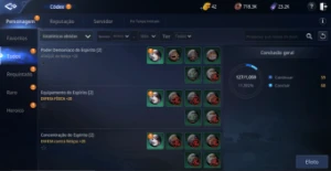 [CONTA MIR4] - Level 72, 3 Espíritos épicos, Set IV Raro, S