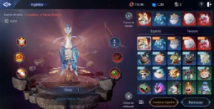 [CONTA MIR4] - Level 72, 3 Espíritos épicos, Set IV Raro, S