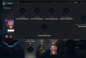 Unranked com 150 Champs e 137 Skins ( JG / SUP / MID ) - League of Legends LOL